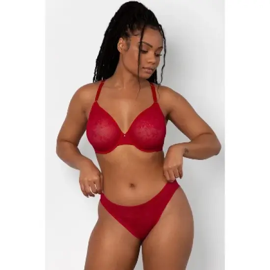 Smart & Sexy Sheer Mesh Demi Underwire Bra 2-Pack image {6}