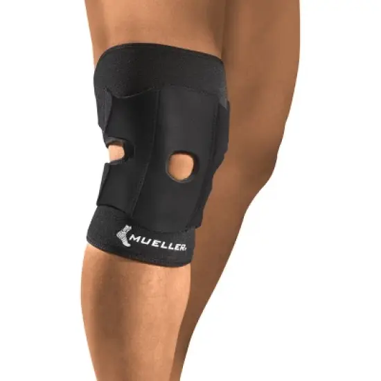Mueller Adjustable Knee Support - One Size - Black image {2}
