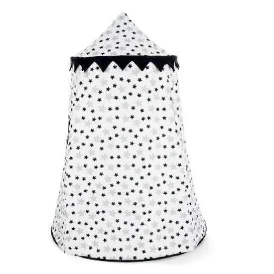 Wonder&Wise 1011205415 Indoor Childrens Kids Toddler Foldable Canvas Pop Up Play Tent House Toy for Ages 3 and Up, Up in the Stars image {3}