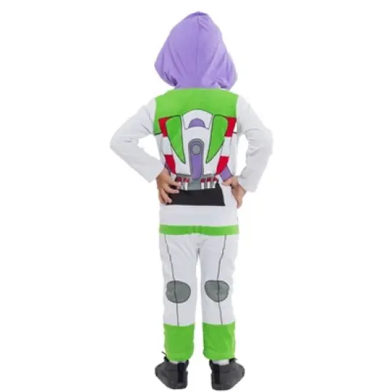 Disney Pixar Toy Story Buzz Lightyear Zip Up Cosplay Coverall Newborn to Toddler image {2}