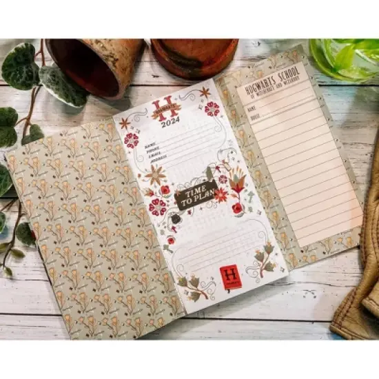 Wizarding World Harry Potter 2024 Weekly Pocket Planner 6.5"x3.5" Herbology image {7}