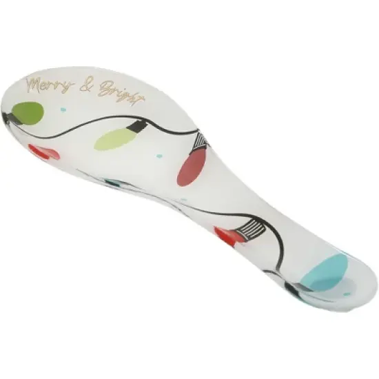 Pavilion Gift Company - Holiday - 9.25" Glass Spoon Rest - Spoon Rests image {4}
