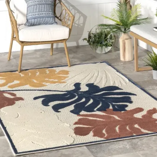 nuLOOM Tova Colorful Floral Indoor/Outdoor Area Rug image {8}