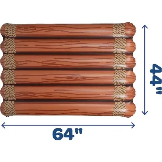 Aquamazing Heavy Duty Inflatable Pool Floats, PVC, 44" x 64", Great Summer Pool/ Beach Float! image {4}