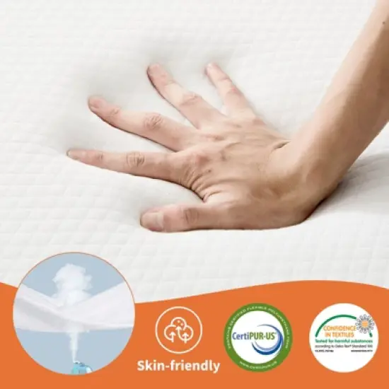 MAYEERTY Mattress - Twin Size Tri Folding Memory Foam Mattress image {8}