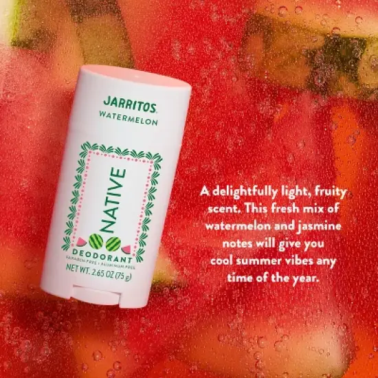 Native Deodorant for Women & Men - Limited Edition Jarritos - Watermelon - 2.65oz image {5}