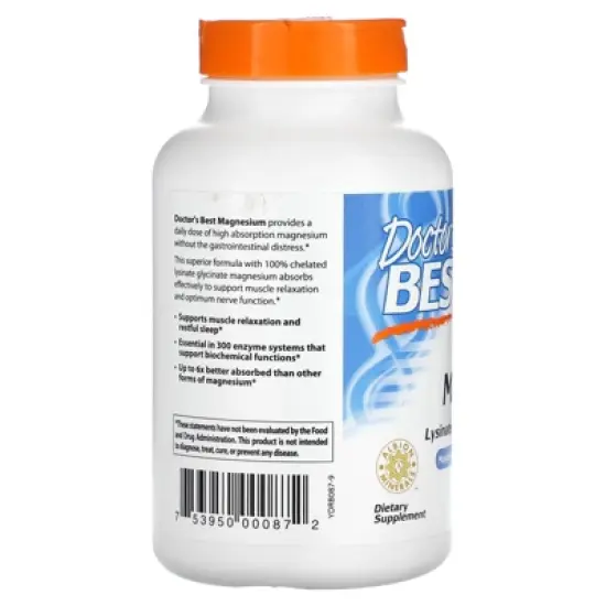 Doctor's Best High Absorption Magnesium, 240 Tablets (100 mg Per Tablet) image {2}