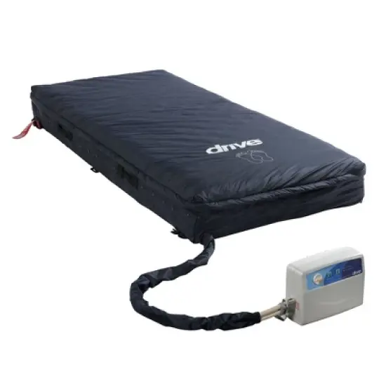 Med-Aire Assure Bed Mattress System Blue Foam / Air Cells Pressure Management 14530 - 1 Ct image {1}
