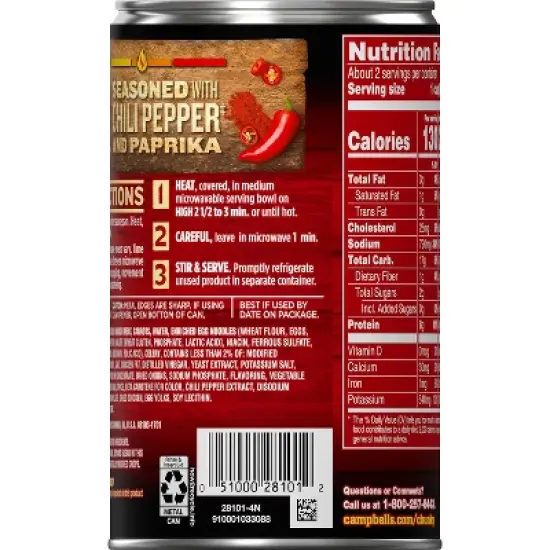 Campbells Chunky Spicy Chicken Noodle Soup - 18.6oz image {12}