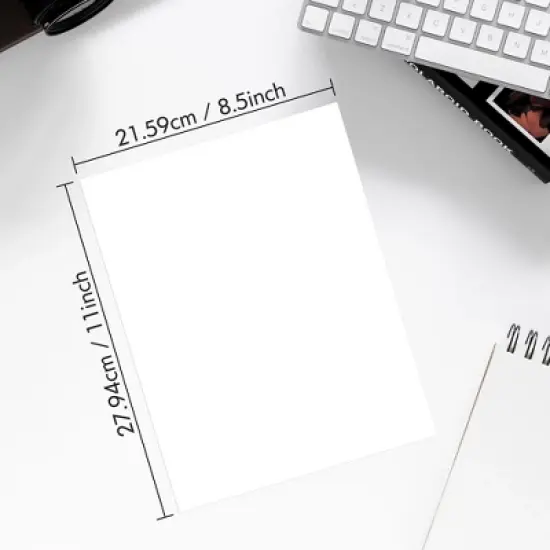 POLONO D810 Bluethooth Thermal Printer Support for 8.5"x11" US Letter, Inkless Printer Compatible with iOS, Android, Laptop for Office, Car and Home image {1}