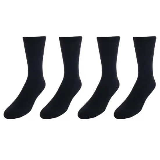 Dr. Scholl's Men's Big and Tall Diabetic & Circulatory Crew Work Socks (4 Pairs) image {1}