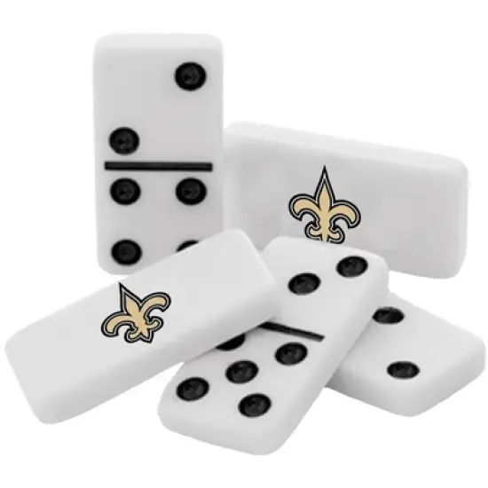 MasterPieces Officially Licensed NFL New Orleans Saints 28 Piece Dominoes Game for Adults image {2}