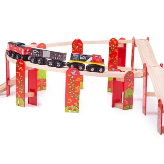 Bigjigs Rail High Level Track Expansion Pack image {2}