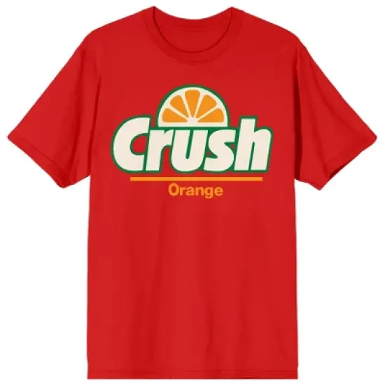 Crush Orange Soda Logo Crew Neck Short Sleeve Red Women's T-shirt image {7}