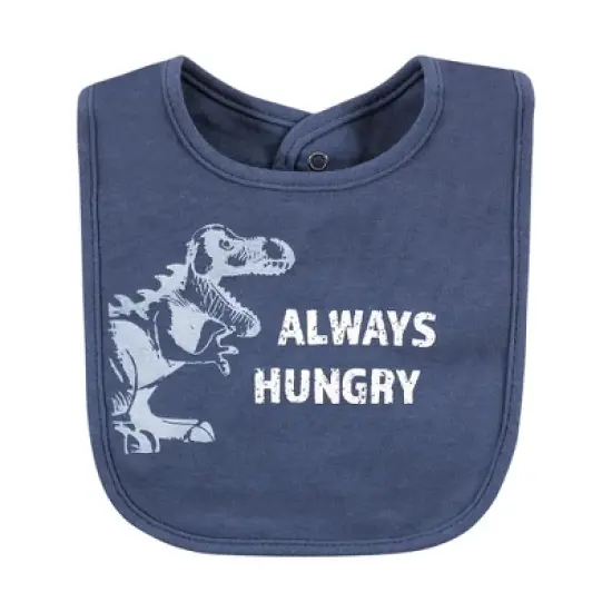 Hudson Baby Infant Boys Cotton Bibs, Dino Roar, One Size image {4}