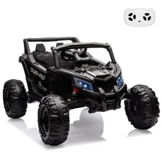 24V Kids Ride On Utv Car, Ride On Utv with Remote Control, Battery Powered Electric Vehicles, 200W Motor, USB, Mp3, Led Lights, Ride On Car for Kids image {6}