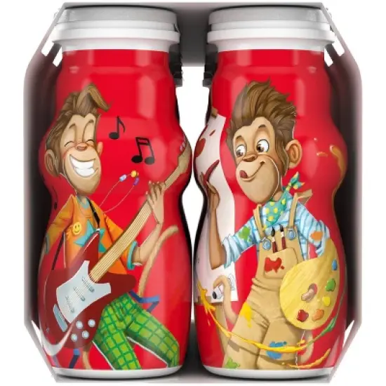 Danimals Strawberry & Banana Split Kids' Smoothies - 12ct/3.1 fl oz Bottles image {12}