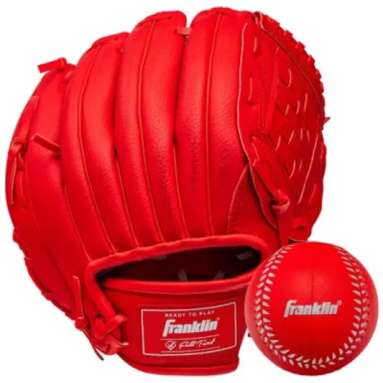 Franklin Sports 9'' Teeball Glove with Ball image {6}