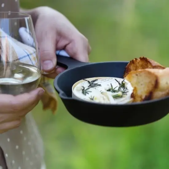 Frying Pans-Set of 3 Cast Iron Pre-Seasoned Nonstick Skillets in 10, 8, 6- Cook Eggs, Meat, Pancakes, and More-Kitchen Cookware by Home-Complete image {4}