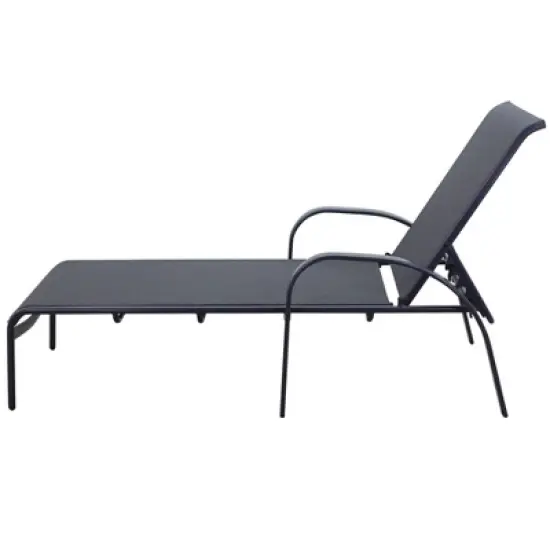 Courtyard Casual Santa Fe 3 pc Chaise Lounge Set  Includes one 20" End Table and two Chaise Loungers image {8}