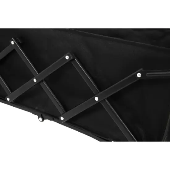 Lightweight Portable Heavy Duty Folding Beach Wagons with Wheels - Outdoor Utility Carts-Black image {2}