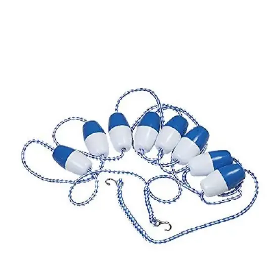 Poolzilla Swimming Pool Safety Rope and Float Kit with Stainless Steel Hooks image {4}