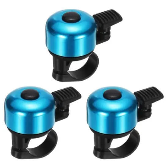 Unique Bargains Aluminum Loud Crisp Clear Sound Mini Bicycle Bells 3 Pcs image {5}