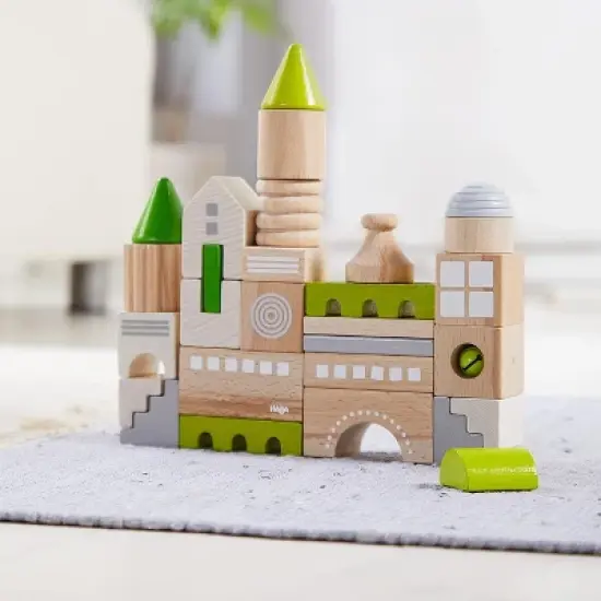 HABA Coburg Wooden Building Blocks 28 Piece Set (Made in Germany) image {8}