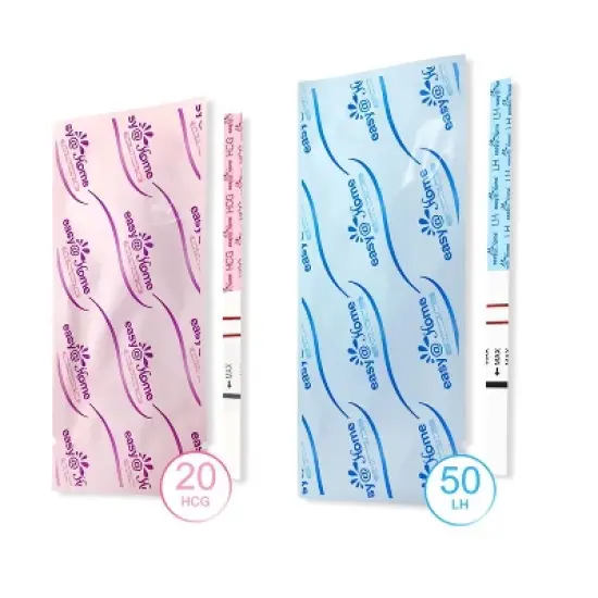 easy@Home 50 Ovulation Test Strips & 20 Pregnancy Test Strips Combo Kit image {2}
