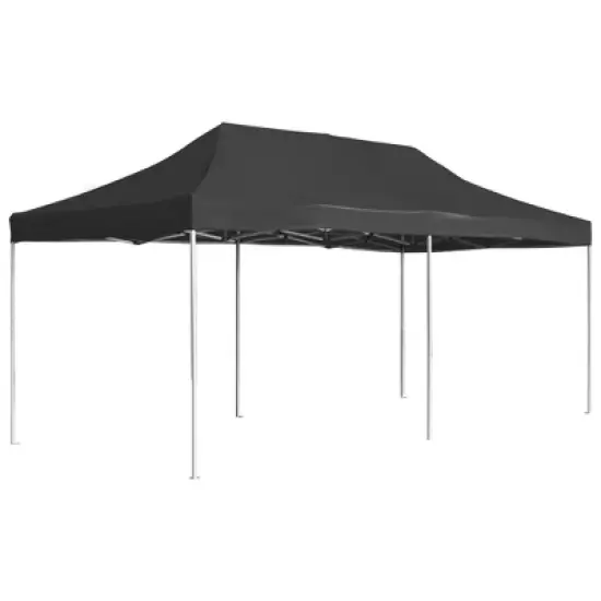 vidaXL Party Tent Anthracite 310 g/m&sup2; Oxford fabric 20 x 10 ft image {1}