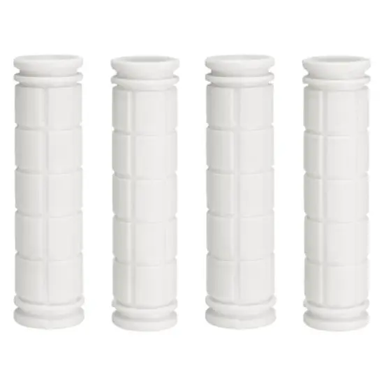 Unique Bargains Rubber Non-Slip Mushroom Bike Fit 7/8" Handlebar Grips 4.53" 2 Pairs image {11}