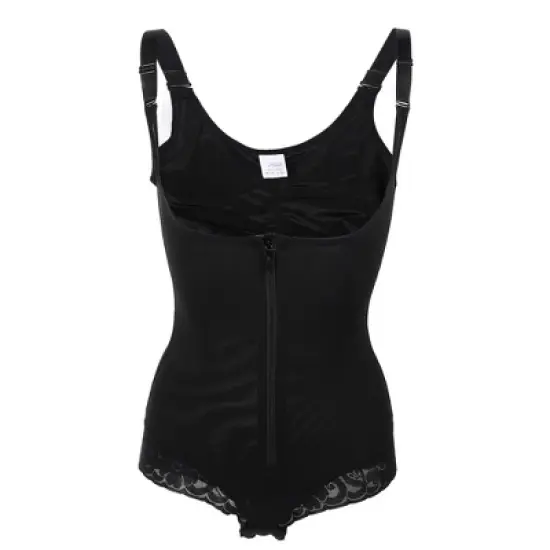 Unique Bargains Women Shapewear Tummy Control Full Bust Bodysuit Butt Lifter Thigh Slimmer with Zipper image {6}