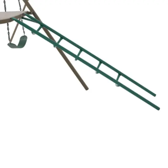 Lifetime Playset Climb and Slide Swing Set - Earthtone image {5}