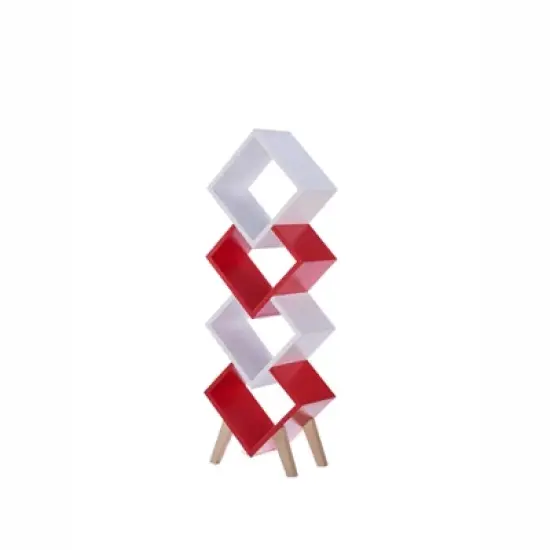 62.25" Braxett 4 Shelf Bookcase - miBasics image {6}