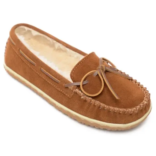 Minnetonka Women's Suede Tilia Moccasin Slippers image {6}
