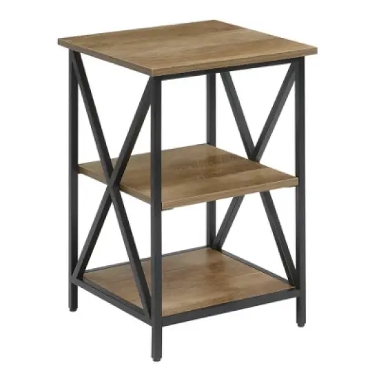 Tucson End Table with Shelves - Breighton Home image {9}