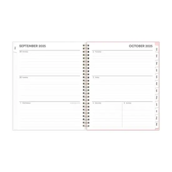 Blue Sky Weekly/Monthly Month Planning Calendar 7"x9" with List Pad Kendrice image {4}