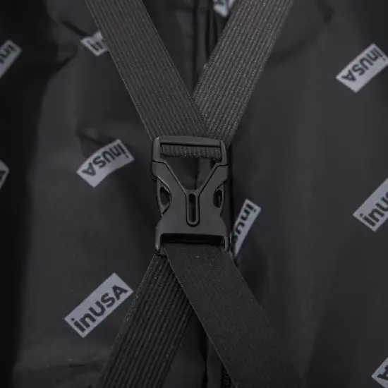 InUSA Drip Lightweight Hardside Carry On Spinner Suitcase - Black image {13}