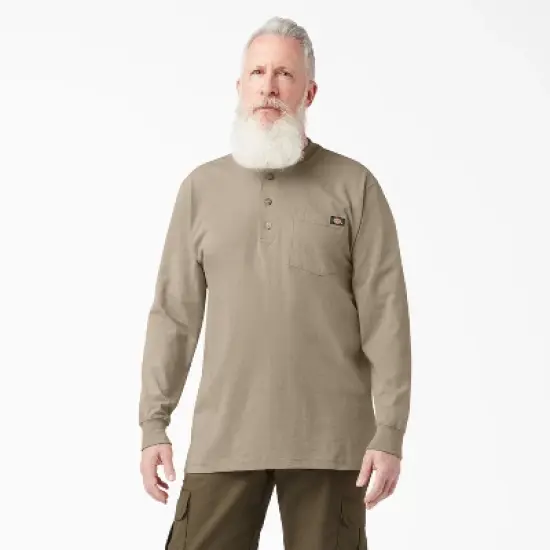 Dickies Long Sleeve Heavyweight Henley T-Shirt image {4}