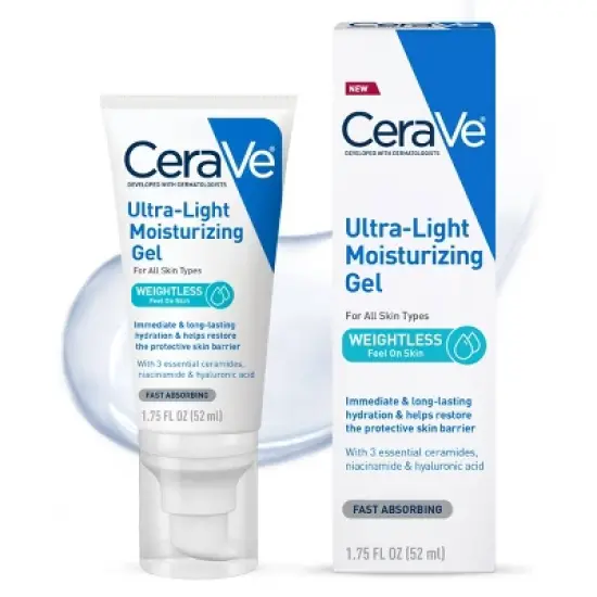 CeraVe Ultra-Light Moisturizing Face Gel - 1.75 fl oz image {2}