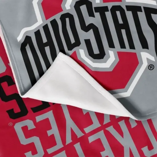 NCAA Ohio State Buckeyes Domino Swaddle Blanket image {3}