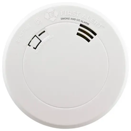 First Alert PRC700V Battery Powered Slim Smoke & Carbon Monoxide Detector with Voice Location and Photoelectric Sensor image {1}