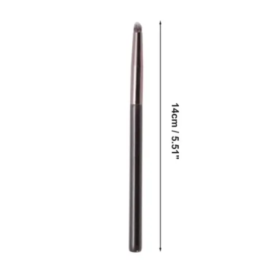 Unique Bargains Durable Details Makeup Brush Brown 1 Pc image {1}