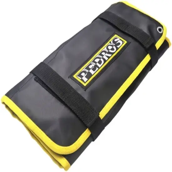 Pedro's Starter Tool Kit 1.1. Including 19 Tools And Tool Wrap, Black image {1}