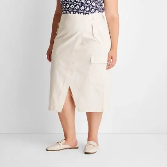 Women's Cargo Wrap Midi Skirt - Future Collective&trade; with Reese Blutstein image {3}