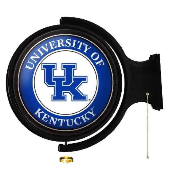 University Original Round Rotating Lighted Wall Sign image {40}