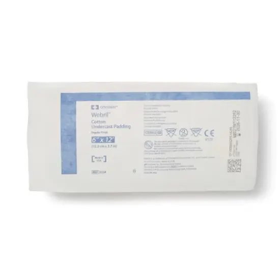 Webril Cast Padding 6" x 4 Yd Sterile Cotton White 2554, 1 Ct image {1}