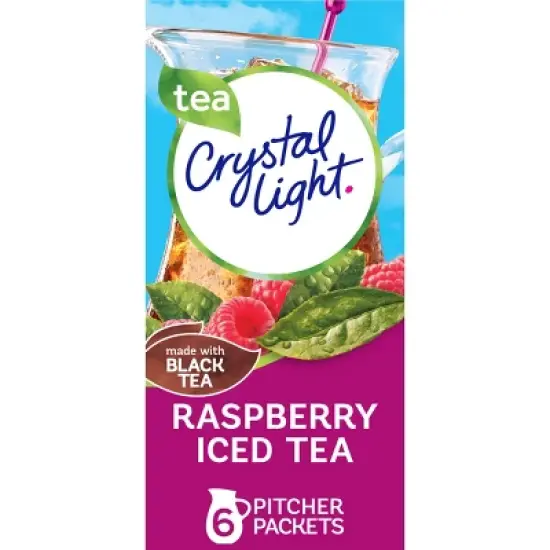 Crystal Light Raspberry Iced Tea Drink Mix - 6pk/0.27oz image {11}