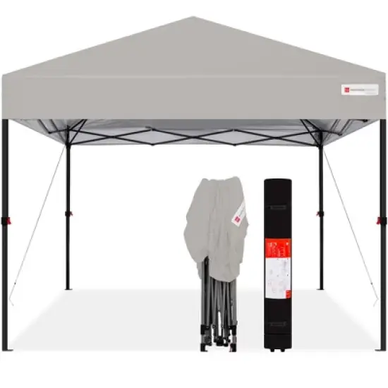 Best Choice Products 10x10ft Easy Setup Pop Up Canopy Instant Portable Tent w/ 1-Button Push, Carry Case image {13}