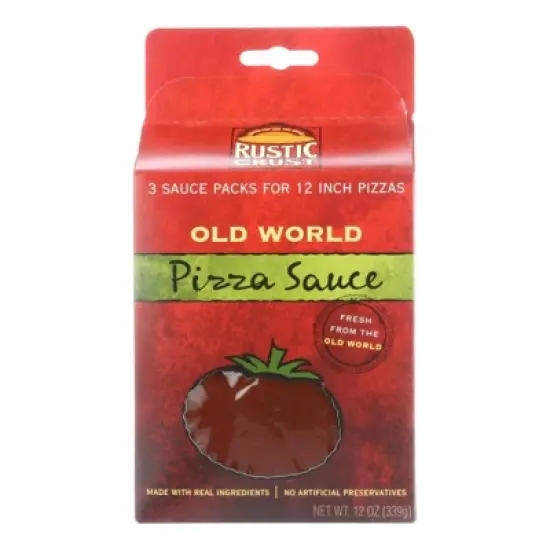 Rustic Crust Old World Pizza Sauce - Case of 6/12 oz image {1}